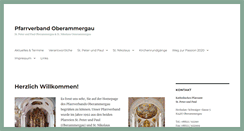 Desktop Screenshot of pfarrverband-oberammergau.de