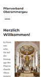 Mobile Screenshot of pfarrverband-oberammergau.de
